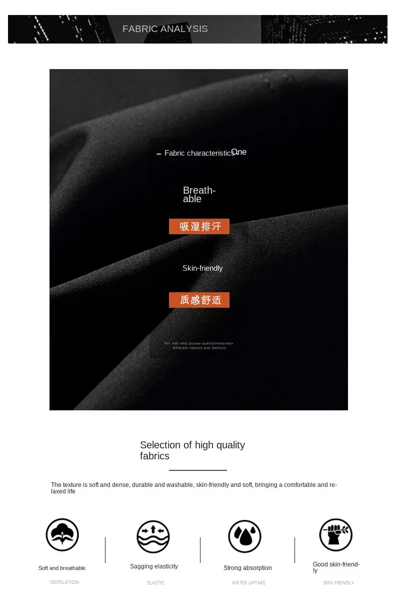 Brand Business Men's Windbreaker 2023 Autumn High-quality Khaki Navy Black Double-breasted Trench Coat Fashion Male New Clothing - AMULET RING STORE