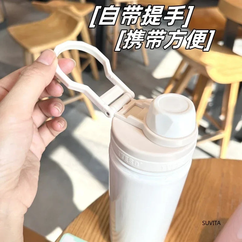 Tyeso Stainless Steel Thermos Water Bottle Portable Sport Vacuum Flask Keeps Cold and Heat Thermal Mug Insulated Car Tumbler Cup - AMULET RING STORE