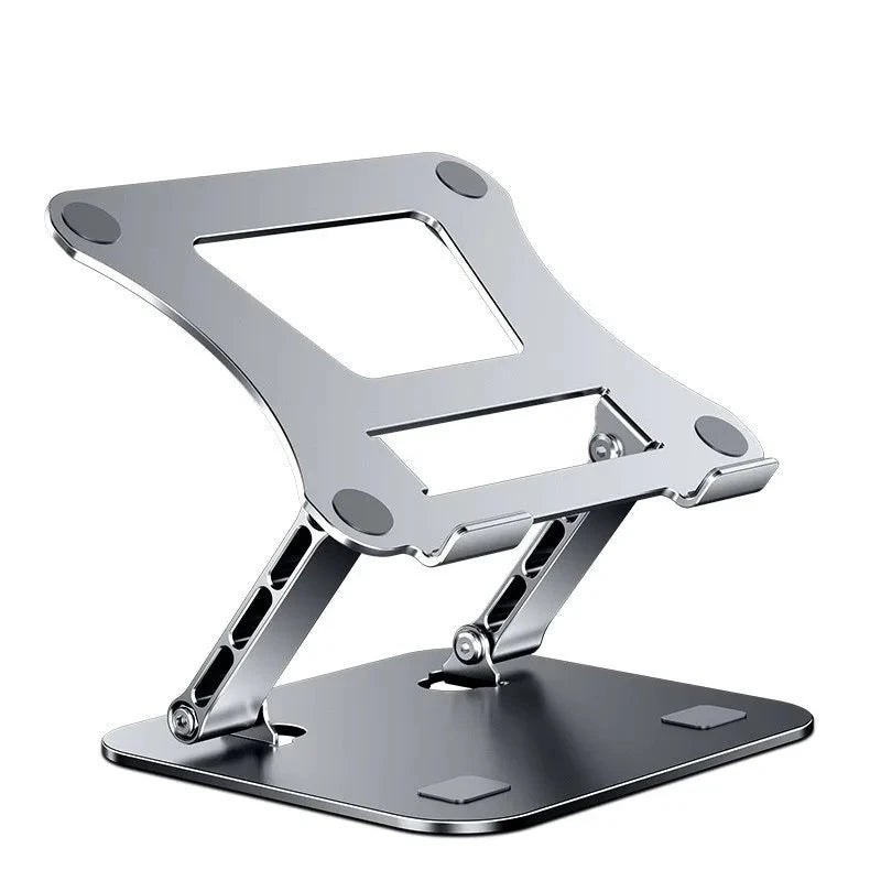 Laptop Stand Adjustable Aluminum Alloy Notebook Tablet Stand Up to 17 Inch Laptop Portable Fold Holder Cooling Bracket Support - AMULET RING STORE