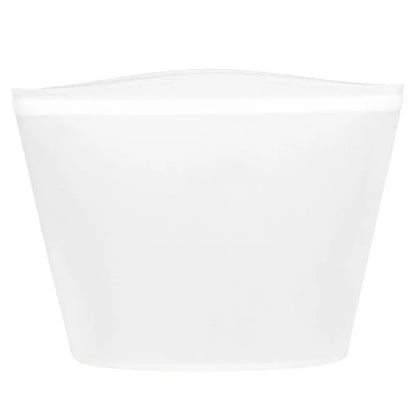 1/3/4Pcs/Pack Silicone Storage Bag,Reusable Food Grade Fresh-keeping Zipper Bags,BPA Free,Leakproof,Microwave&Dishwasher Safe - AMULET RING STORE