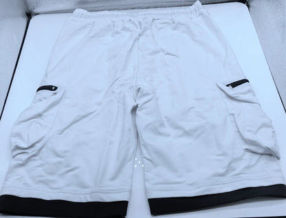 Mens Summer Cargo Shorts Cotton Workout Fitness Shorts Breathable Jogger Training Gyms Bodybuilding Multi Pocket Yellow Shorts