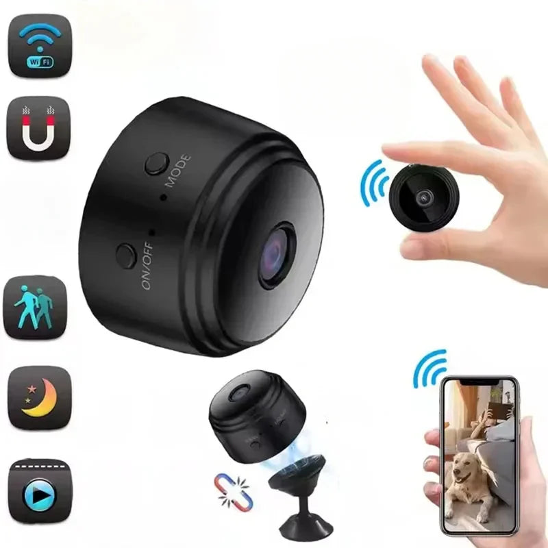A9 A13 Mini IP Camera Wireless Micro Camcorders Night Version Voice Video Security Surveillance Wifi Cameras Smart Home - AMULET RING STORE
