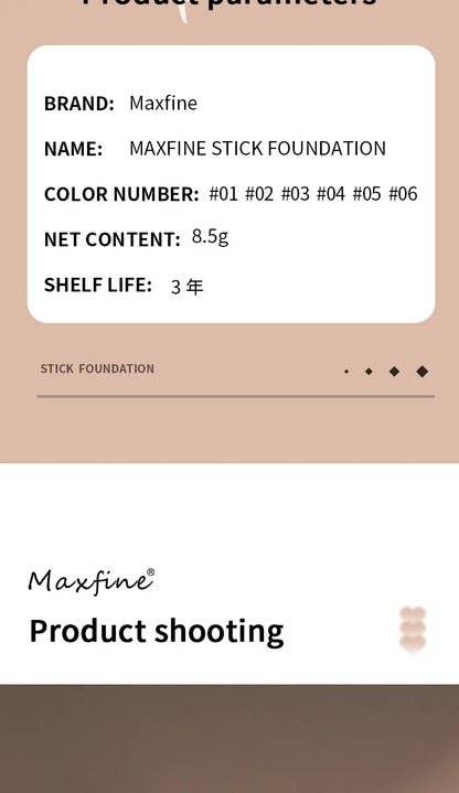 Concealer Foundation Cream Stick Oil Control Lasting Waterproof BB Cream Full Coverage Face liquid base korean makeup Cosmetics - AMULET RING STORE