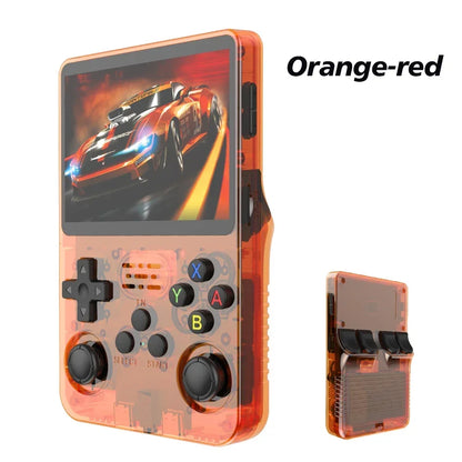 NEW 128G R36S Retro Handheld Video Game Console Linux System 3.5 Inch IPS Screen R35s Pro Portable Pocket Video Player Games - AMULET RING STORE