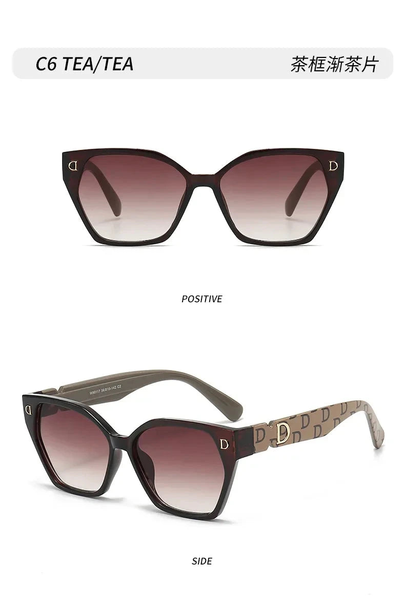 VAKA Fashion Brand Designer UV400 Sunglasses Women Men New Trendy Square Sun Glasses Female Vintage Gafas De Sol Eyeglasses