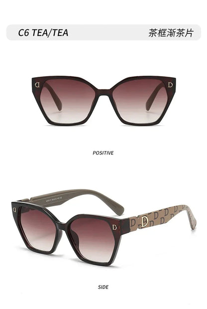 VAKA Fashion Brand Designer UV400 Sunglasses Women Men New Trendy Square Sun Glasses Female Vintage Gafas De Sol Eyeglasses