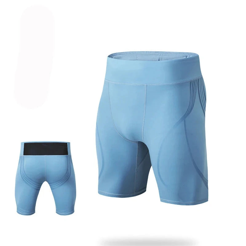 Men Women Pocket Running Tights Shorts Board GYM Exercise Fitness Leggings Basketball Hiking Trainning Sport Soccer Clothing C89