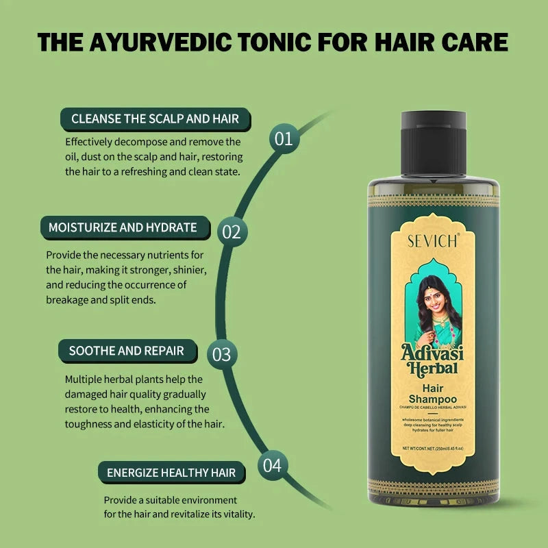 Ayurvedic Hair Growth Oil India Adivasi Organic Hair Growth Serum Anti Hair Loss Fast Regrowth Thicken Oils Hair Growth Products