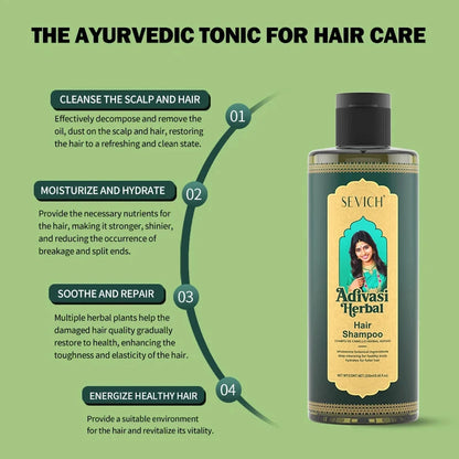 Ayurvedic Hair Growth Oil India Adivasi Organic Hair Growth Serum Anti Hair Loss Fast Regrowth Thicken Oils Hair Growth Products