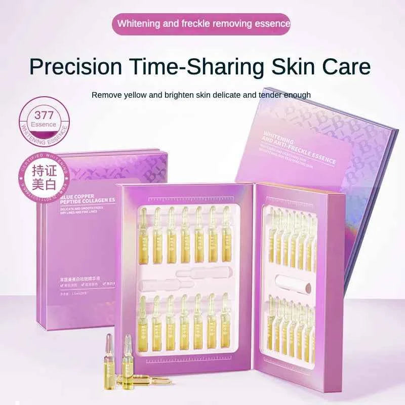 28 pcs/set 377 Whitening Ampoule Essence, Vitamin C Anti-Aging Essence, Niacinamide Brightening Essence Korean Skincare Products