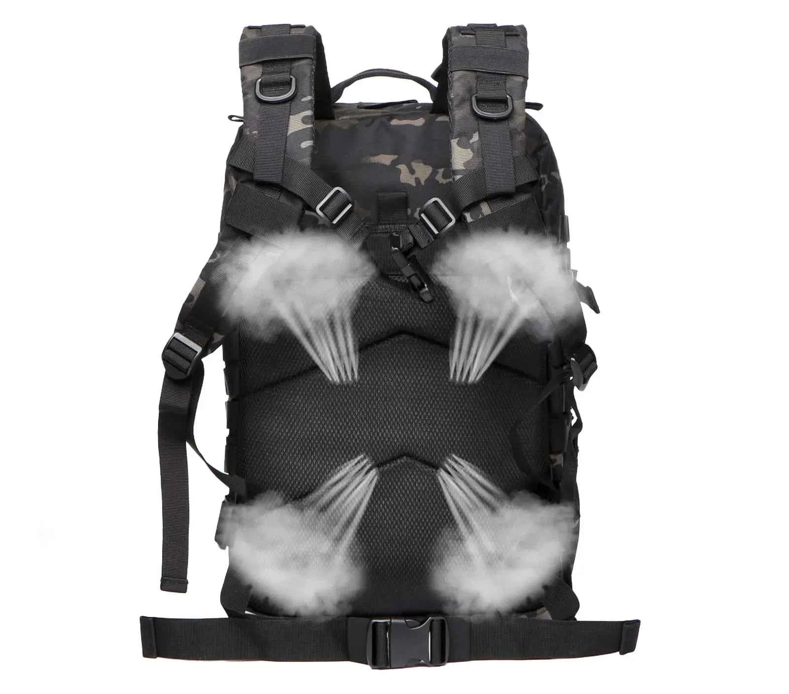 Outdoor tactical backpack - With a large waterproof capacity and lightweight design, this backpack is suitable for hiking trips.