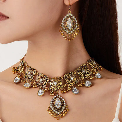 Ethnic Vintage Jewelry Set Resin Stone Jewelry Sets
