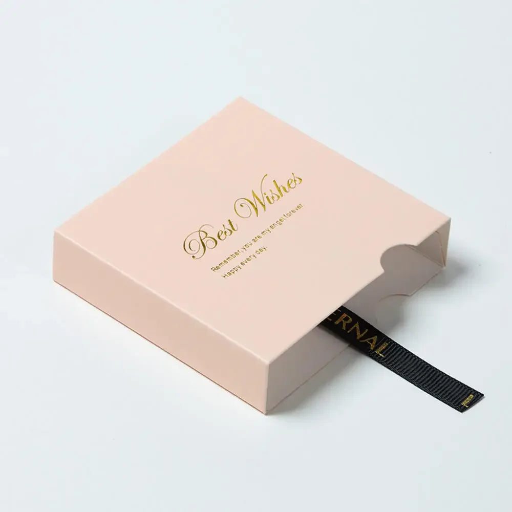 Fashion Jewelry Box Ring Earring Bracelet Necklace Display Stand Suspension Paper Cover Scratch Proof Shell Packing Dust Storage - AMULET RING STORE