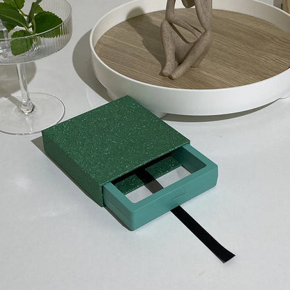 Colourful Glitter Jewellery Box Travel Jewelry Packaging Boxes Fashion Drawer Jewelry Display Box Earrings Gift Organizer Case - AMULET RING STORE