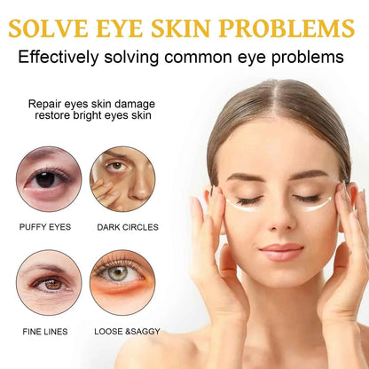 EELHOE Instant Eye Bag Removal Cream Collagen Removal Wrinkles Firming Skin Fade Fine Lines Brighten Dark Circle Anti Puffiness