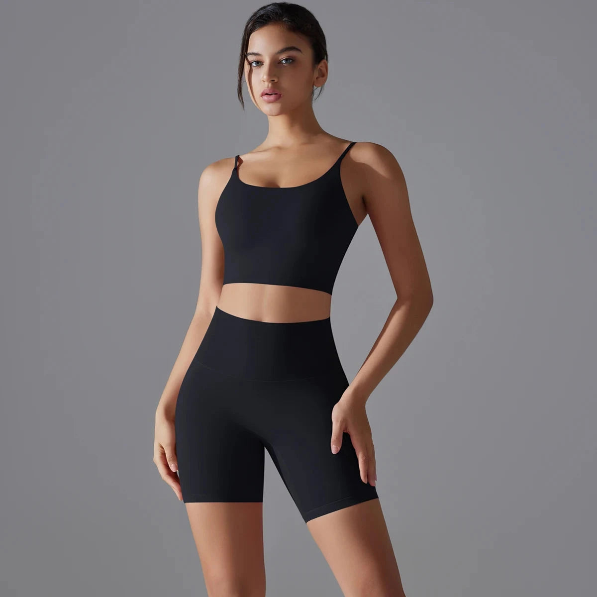 Women Yoga Set Yoga BraTank Tops for Fitness Workout Sportswear Gym Clothing High Waist Shorts Sportswear Leggings Suits
