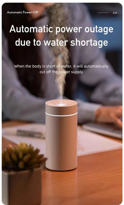 Colorful Car USB Mounted Diffuser Machine Mini Portable Automatic Spray Wireless Car Mounted Home Aromatherapy Humidifier