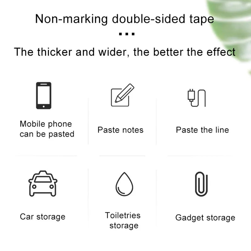 Nano Double sided Adhesive Tape Extra Strong Waterproof Transparent Traceless Tape Thickened Reusable Decorative Tape Home Tools - AMULET RING STORE