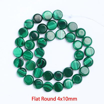 Hot Sell Natural Malachite Beads Rice Tubular Column Cuboid Shape Loose Beads for Jewelry Making DIY Bracelet Accessories - AMULET RING STORE
