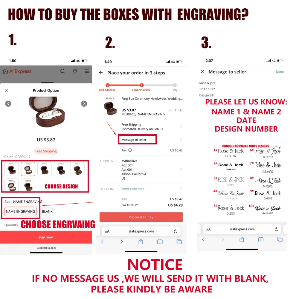 Ring Box Jewelry Storage Engagement Wedding Ceremony Ring Customize Proposal Ring Rustic Wedding Gift for Girl Walnut Wood - AMULET RING STORE