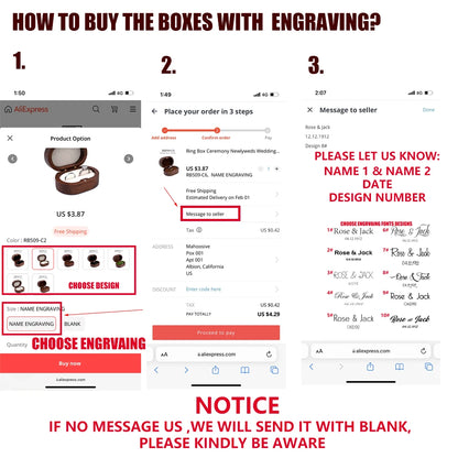 Ring Box Jewelry Storage Engagement Wedding Ceremony Ring Customize Proposal Ring Rustic Wedding Gift for Girl Walnut Wood - AMULET RING STORE