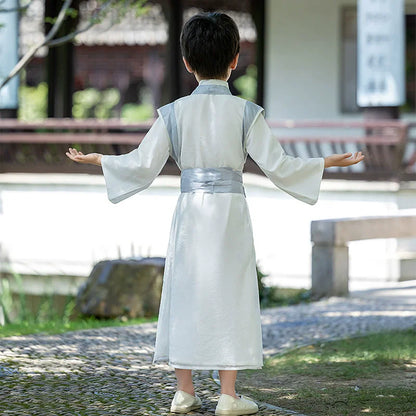 Long Sleeve Boy Hanfu Modern Dress Baby Cosplay Boys Outfit Ancient Stage Kids Clothing Vestidos Casual Children Chinese Costume