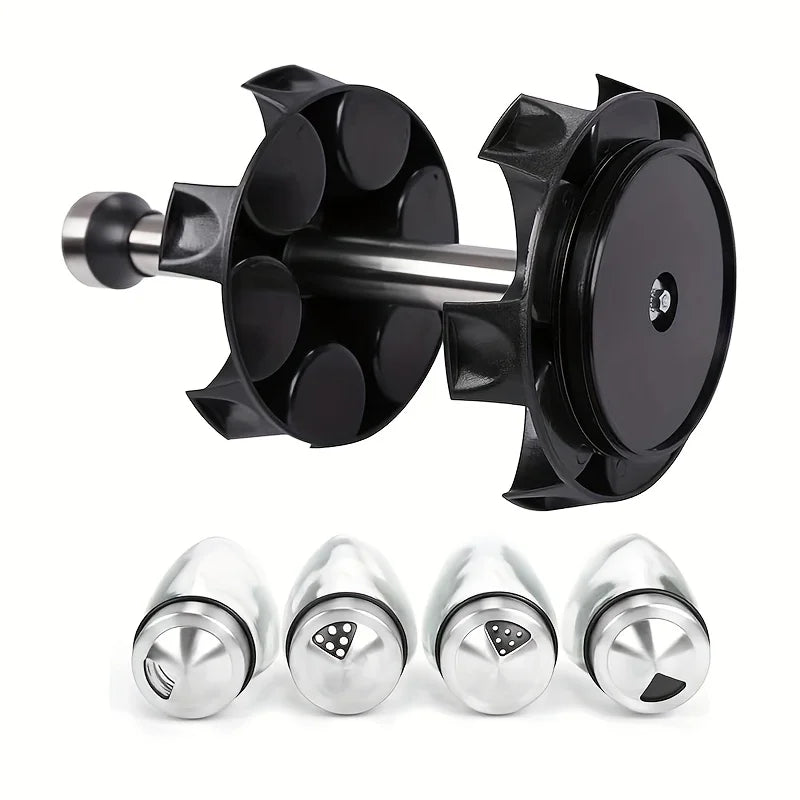 6pcs Glass Jar Bottle Set for Kitchen Storage Pantry Spices Organizers and Organization Spice Rack