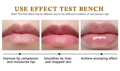 Instant Lip Plumping Essential Oil Nourishing Antiwrinkle Moisturising Sexy Lip Care Ultimate Plumping Lip Gloss Serum Cosmetics - AMULET RING STORE