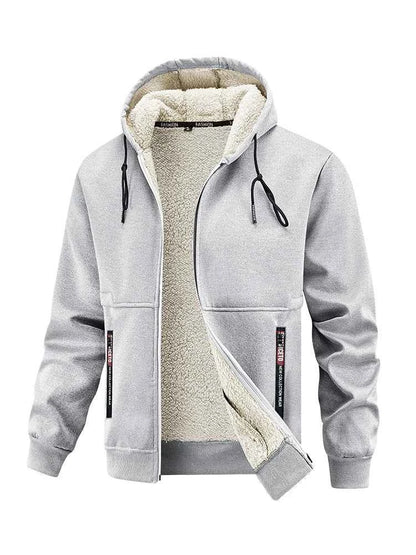 New Autumn and Winter Warm Jacket for Men, Thickened Lamb Wool, High-quality, Comfortable, Casual and Fashionable Jacket for Men