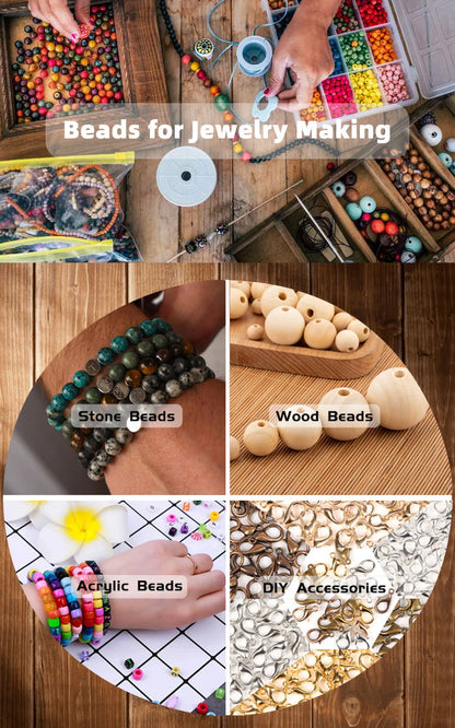 45 Styles Natural Stone Beads Amethyst Purple Jades Agate Crystal Glass Beads Jewelry Making Findings DIY Bracelet Accessories - AMULET RING STORE