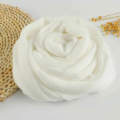 Autumn Winter New Cotton Linen Scarf For Women Girls Solid Color Sunscreen Scarves Soft Foulard Viscose Female Wrap Shawls