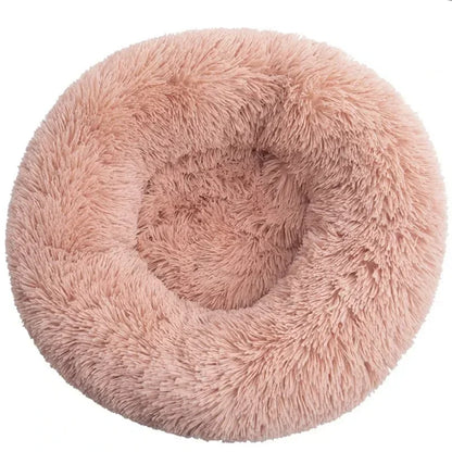 Round Cat Beds House Soft Long Plush Best Pet Dog Bed For Dogs Basket Pet Products Cushion Cat Bed Cat Mat Animals Sleeping Sofa - AMULET RING STORE