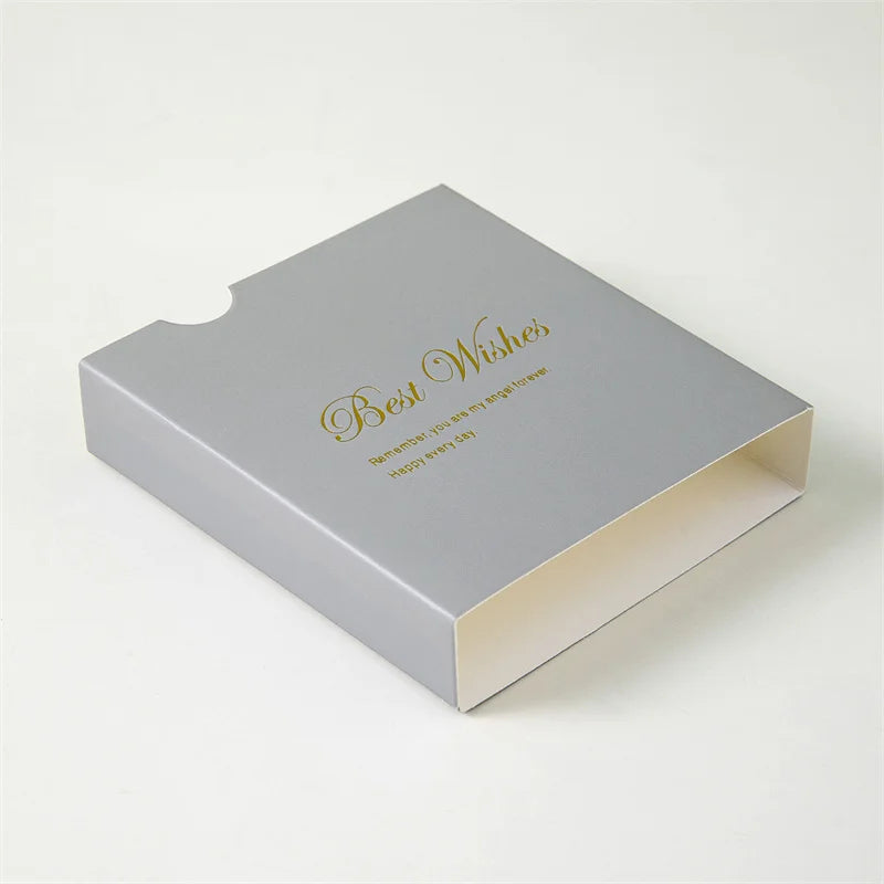 Fashion Jewelry Box Ring Earring Bracelet Necklace Display Stand Suspension Paper Cover Scratch Proof Shell Packing Dust Storage - AMULET RING STORE