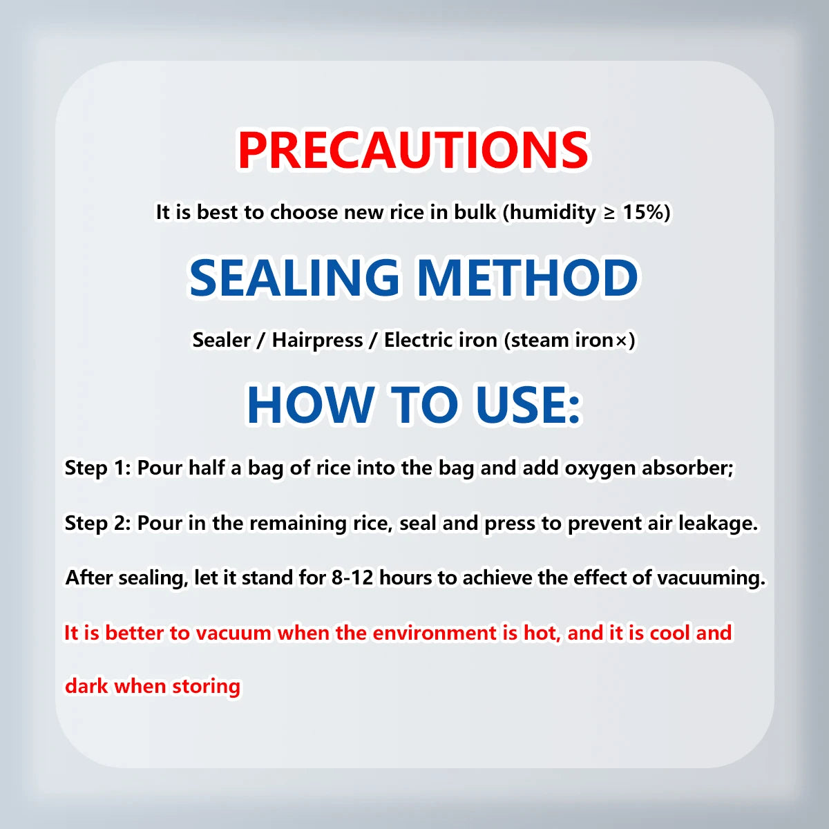 10pcs 5 Gallon Mylar Bags for Food Storage 12 Mil Thick Mylar Bags 5 Gallon with Oxygen Absorbers 2000cc Ziplock Resealable Bags - AMULET RING STORE