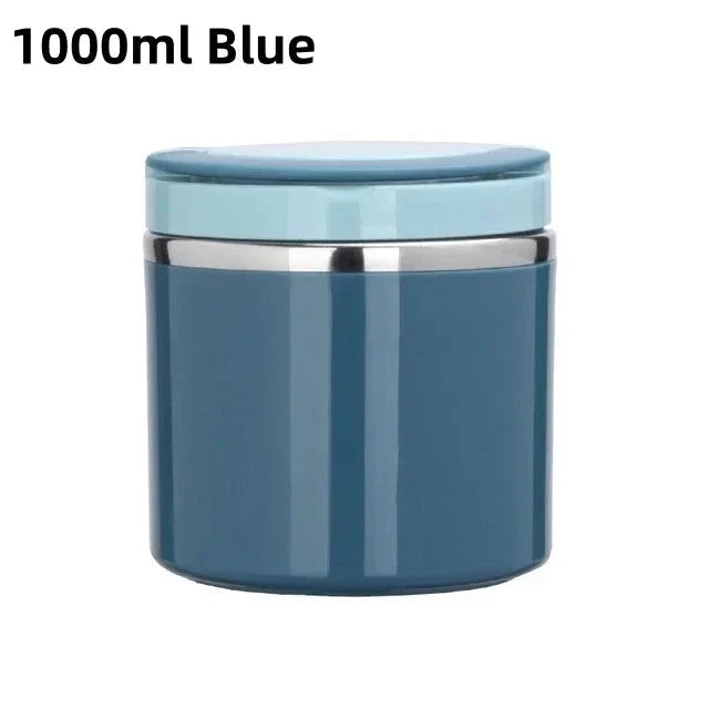 630/1000ml Food Thermal Jar Insulated Soup Cup Thermos Containers Stainless Steel Lunch Box Thermo Keep Hot for School Children - AMULET RING STORE