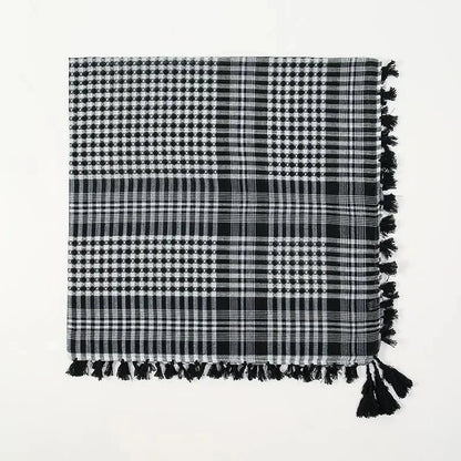 Summer Unisex Tactical Arab Cycling Mask Scarf For Man Women Fashion Lightweight Hijab Scarf Spring Army Plaid Head Scarf Mask - AMULET RING STORE