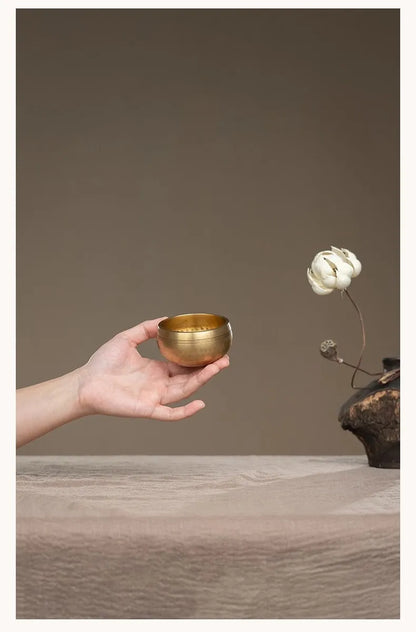 Nepal Singing Bowl Handmade Copper Bowl Sound Healing Yoga Meditation Professional Original Tibetan Bowls Buddha Instrument - AMULET RING STORE