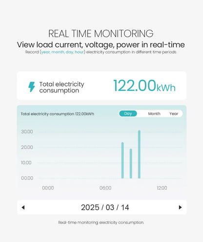 Tuya WIFI Smart circuit breaker 2P 63A charge statistics for smart home wireless control switch by smart life APP CNMIBO