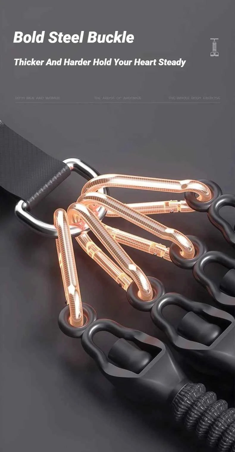 1pcPedal Tensioner for Home Fitness  Multifunctional Back Abdomen Ab Trainer for Men  Resistance Pull Exerciser