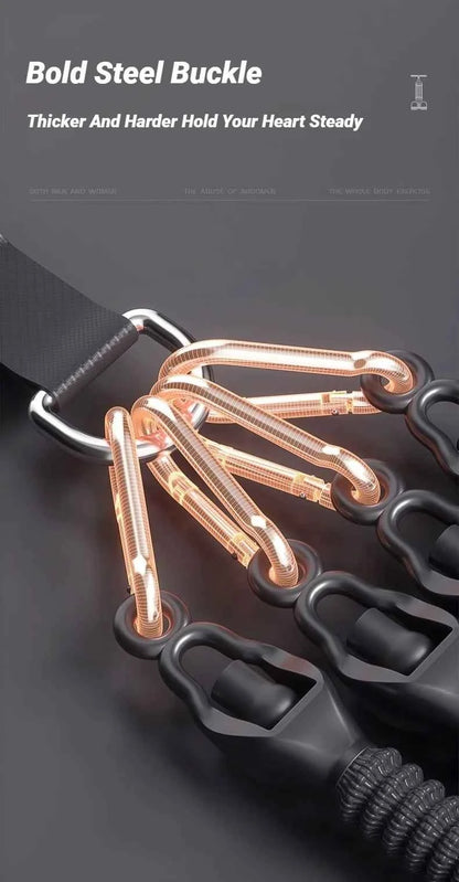 1pcPedal Tensioner for Home Fitness  Multifunctional Back Abdomen Ab Trainer for Men  Resistance Pull Exerciser