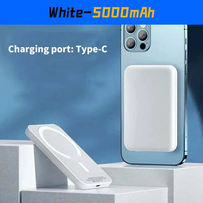 20000mAh Magnetic Power Bank Wireless PD 22.5W Fast Charger