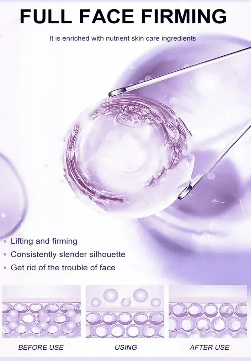 Effective V-Shape Face Slimming Lifting Facial Cream Lift Up V Double Chin Cheek Slimming Firming Anti Wrinkle Beauty Skin Care - AMULET RING STORE