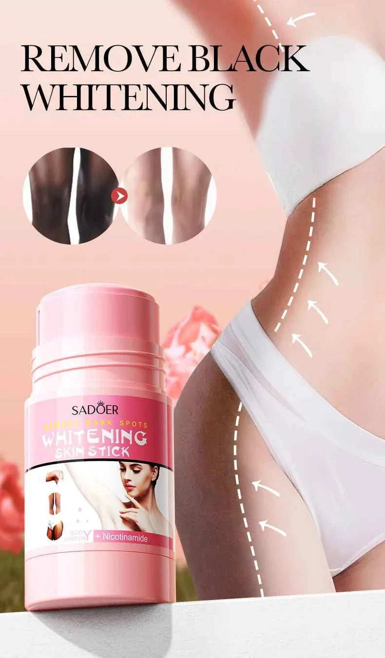 Niacinamide Whitening Cream Stick Remove Dark Spots Bleaching Private Parts Underarm  Brighten Butt Knee Inner Thigh Body Care