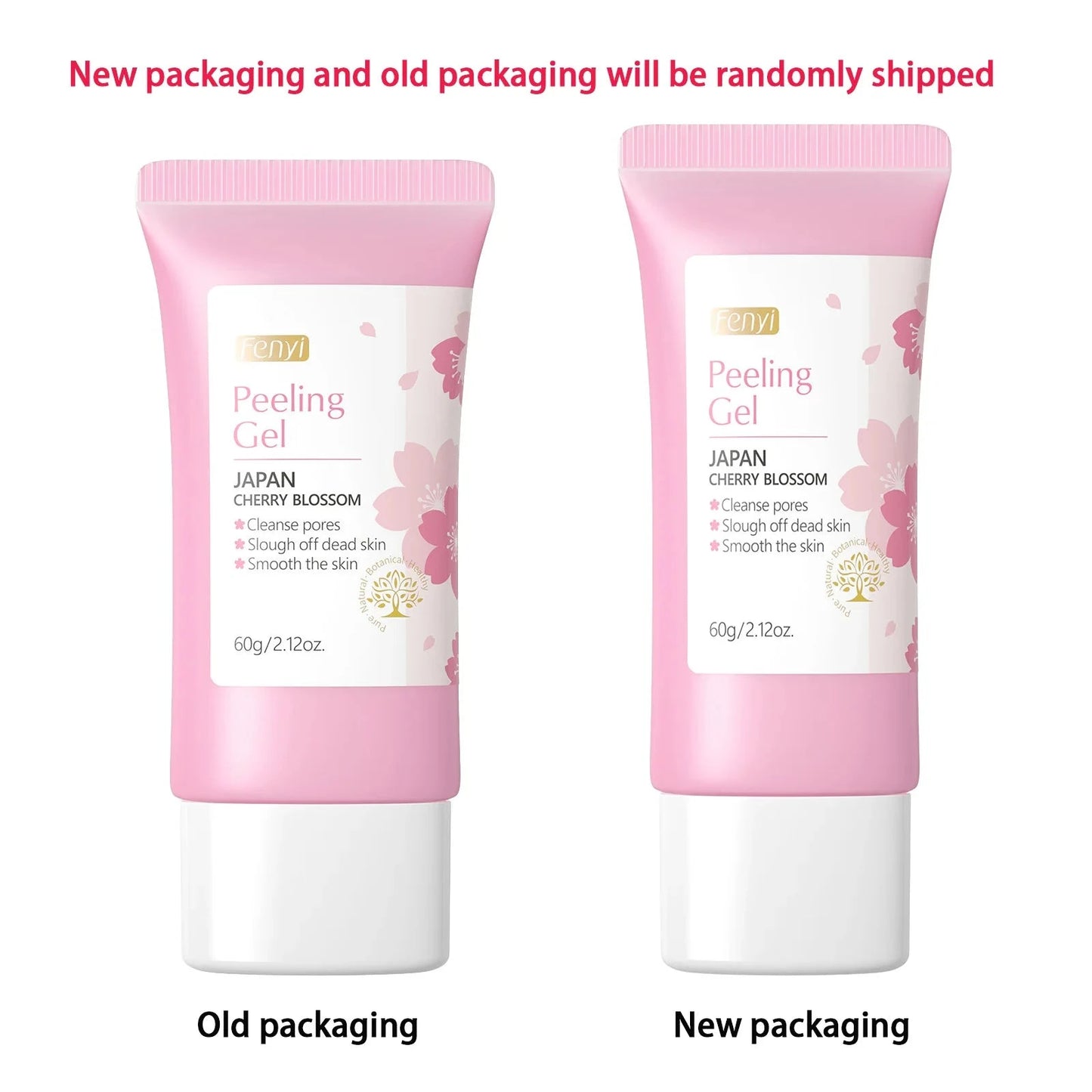 Sakura Face Deep Cleaning Exfoliating Gel Skin Care Whitening Moisturizer Repair Facial Scrub Skin Care 60g - AMULET RING STORE