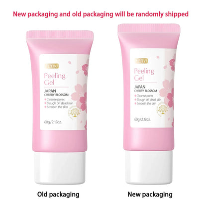 Sakura Face Deep Cleaning Exfoliating Gel Skin Care Whitening Moisturizer Repair Facial Scrub Skin Care 60g - AMULET RING STORE
