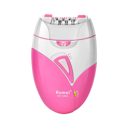 Kemei Women's Electric Epilator Rechargeable Body Hair Removal Machine Shaving for Private Part Bikini Facial Armpit Depilation - AMULET RING STORE