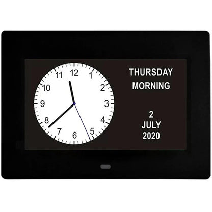 12 Alarms Digital LED Calendar Clock with Multi-Languages to display. Medicine Time Reminder for Elder.Home Desk Wall Decoration