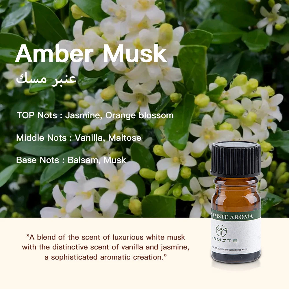 10 Flavors Aromatic Oils for Aroma Diffuser Air Humidifier Home Natural Oil 10ml Air Freshener Scents Fragrance Oil Perfume - AMULET RING STORE