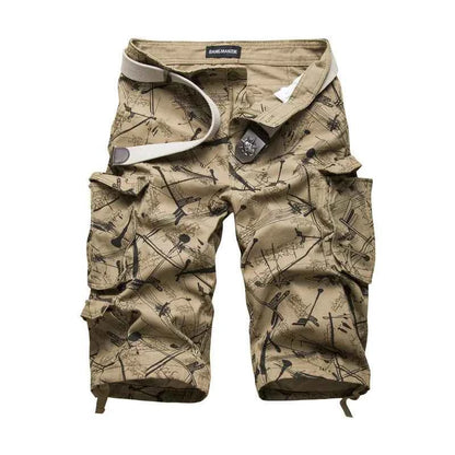2025 Summner Fashion Cotton Mens Cargo Shorts Camouflage Male Shorts Multi-Pocket Casual Camo Outdoors Tolling Homme Short Pants
