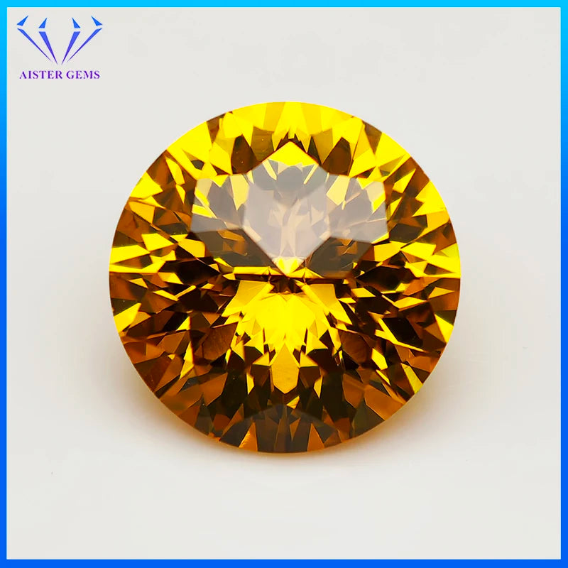 New 5A Quality Round Colored Empire Cut Cubic Zirconia Stones Loose Gemstone for Jewelry Making